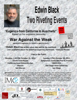 Book Presentation and Autographing for War Against the Weak