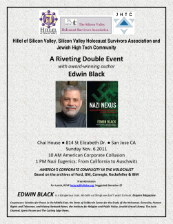 Community Speaking Event and Book Autographing Session II for "Nazi Eugenics: From California to Auschwitz—Carnegie and Rockefeller"
